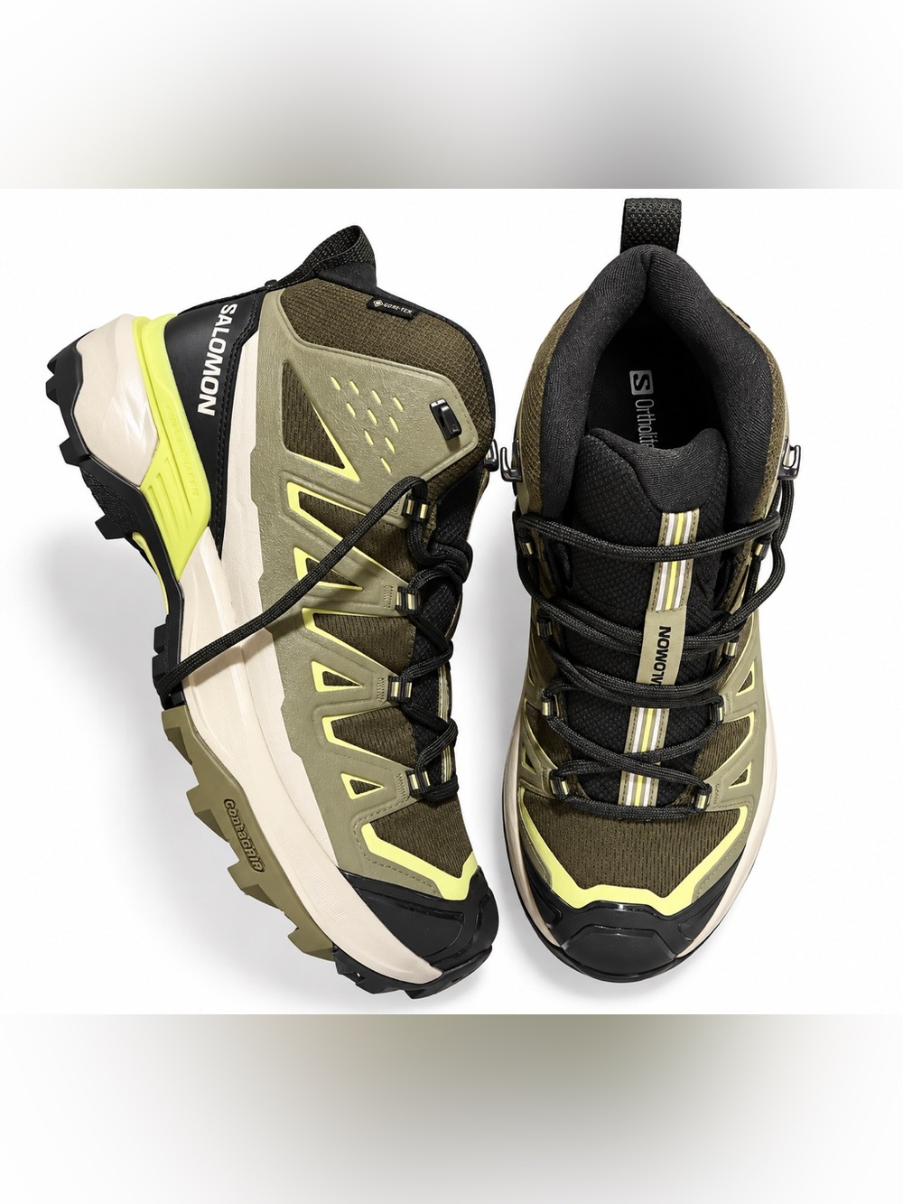 Salomon Men's x ultra 360 edge mid gore Tex Olive night aloe 8.5